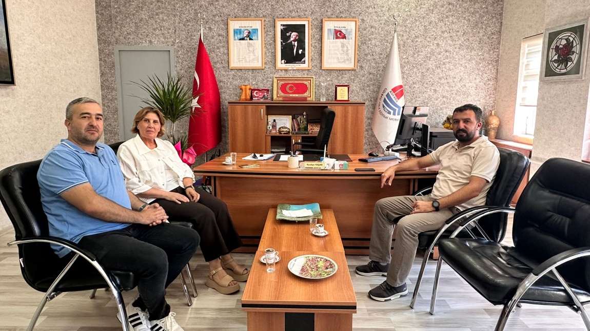 Bala İlçe Milli Eğitim Müdürlüğü Şube Müdürü, Eğitim Bir-Sen Bala İlçe Başkanı Sayın Durmuş ATAR ve Afşar İlkokulu Okul Müdürü Sayın Bilal KÜÇÜK kurumumuza ziyareti